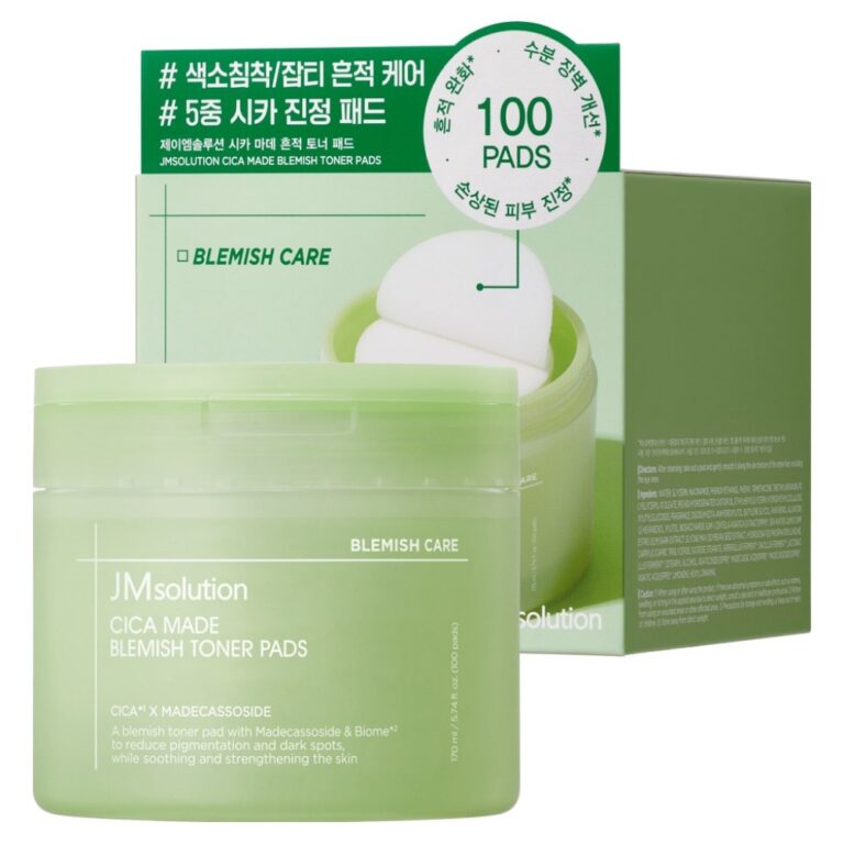 제이엠솔루션 시카 마데 흔적 진정 토너 패드 170ml 토너 패드 진정 관리 스킨케어 피부진정 마데카소사이드