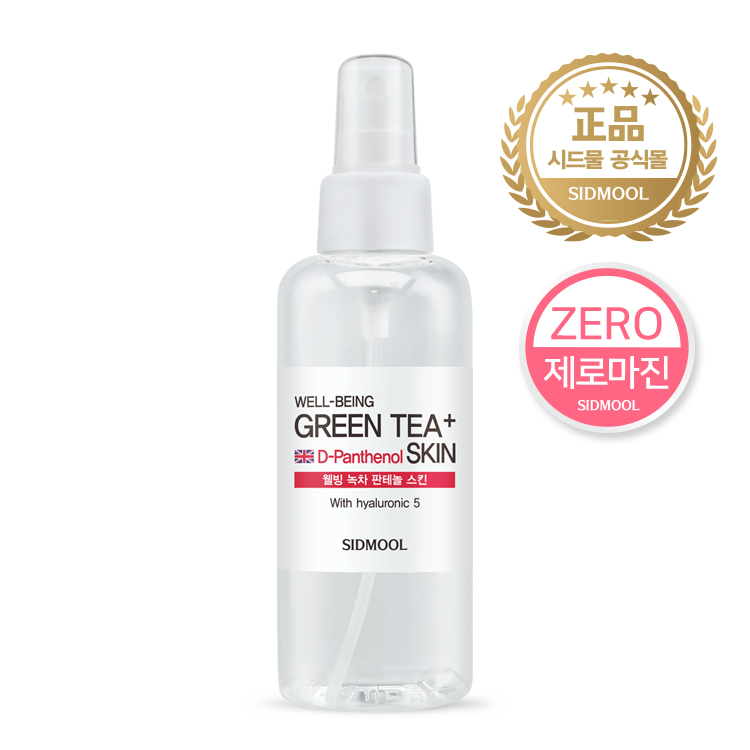 시드물 웰빙 녹차 판테놀 스킨 스킨케어 보습 진정 자연성분