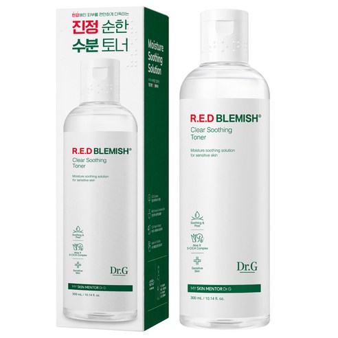 닥터지 레드 블레미쉬 클리어 수딩 토너 진정 민감성 스킨 추천