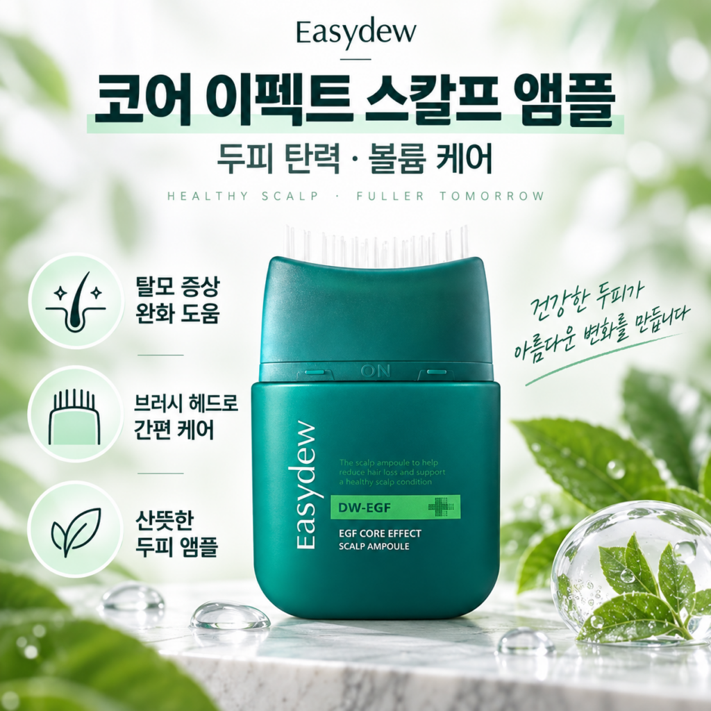 이지듀 이지에프 코어 이펙트 스칼프 앰플 80m 두피 탈모 EGF 추천 제품 이미지