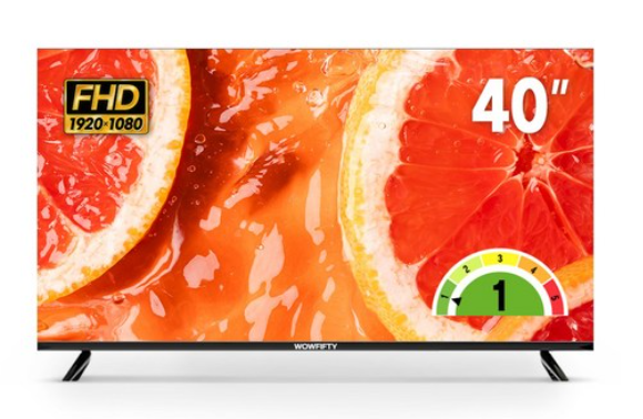 와우피프티 40인치 FHD LED TV 40FHD 원룸 침실 스탠드형 자가설치 셋톱박스
