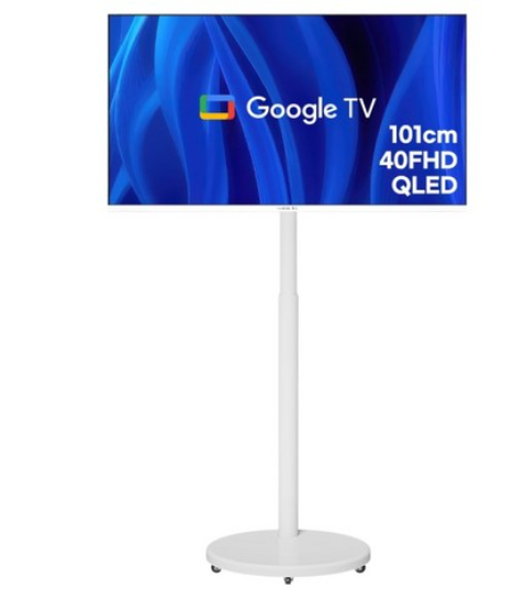 와이드뷰 FHD QLED 스마트 TV + 와이드무빙뷰 삼탠바이미 V3 세트 GTWV400FHDQ11 넷플릭스 유튜브 화면미러링 AI음성인식 에너지효율1등급