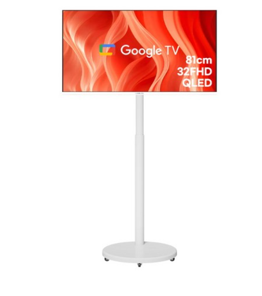 와이드뷰 FHD QLED 화이트에디션 스마트 TV + 와이드무빙뷰 삼탠바이미 V3 세트 GTWV320FHDQ11 32인치 넷플릭스 유튜브 화면미러링 AI음성인식 에너지효율1등급