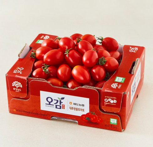 충남오감 세도농협 GAP 인증 대추방울토마토, 1kg, 1박스 샐러드재료 식단관리 간편간식 다이어트식단 아삭한식감