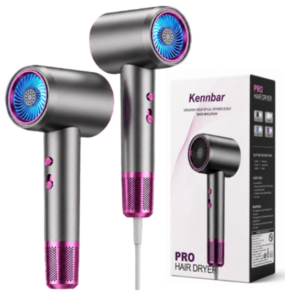 켄바르 헤어 드라이기 블루라이트 케어 고출력 저소음 초경량 2000W STL-8568 온도조절 빠른건조 가정용 유선타입 데일리사용
