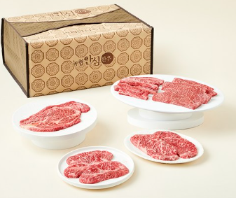 농협안심한우 1++등급 안심특선 23호 총1kg 등심200g + 채끝200g + 갈비살200g + 부채살200g + 살치살200g, 1세트, 200g 추석선물 진공포장 냉장보관 5종모둠 부모님추천 가족모임